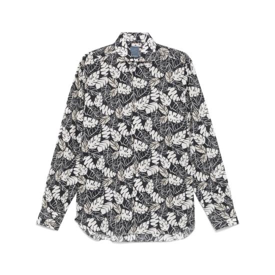  발바 긴팔 셔츠 바르바 나폴리  블랙/뉴트럴