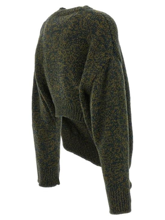  로에베 스웨터 더블넥  그린 - LOEWE