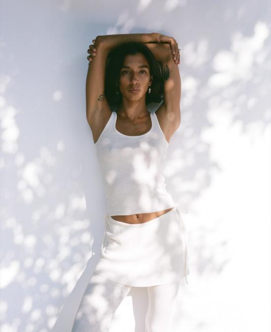  mare perpetua 스트레이트 팬츠 마레 페르페투아 위스퍼 팬츠 화이트 - OTHER BRANDS