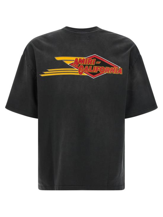  아미리 반팔 티셔츠 이글 티셔츠 블랙 - AMIRI
