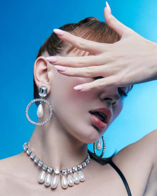  주미 림 이어링 Joomi Lim 펄 마티니 클립 귀걸이 - JOOMI LIM