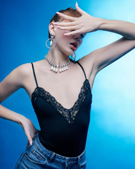  주미 림 이어링 Joomi Lim 펄 마티니 클립 귀걸이 - JOOMI LIM