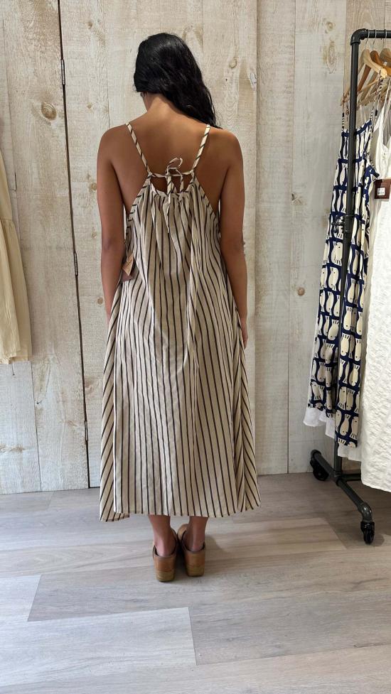  CONRADO® 롱 원피스 콘라도 레다 맥시 심플 타이백 드레스 - OTHER BRANDS