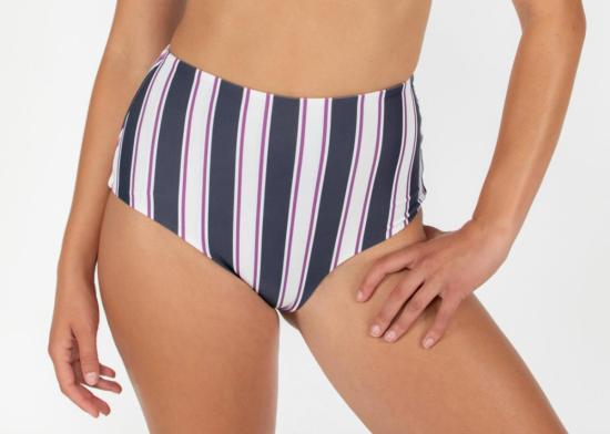  Mikoh 비키니 수영복 미코라미 바텀 카바나 스트라이프