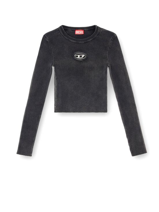  디젤 블라우스 M 앵커 탑 블랙