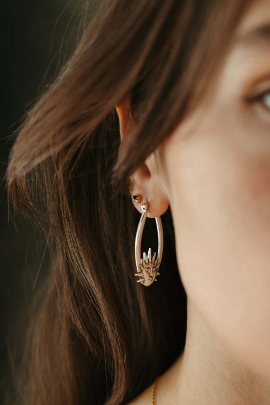  시에라 윈터 주얼리 이어링 데이 앤 나이트 후프 - SIERRA WINTER JEWELRY