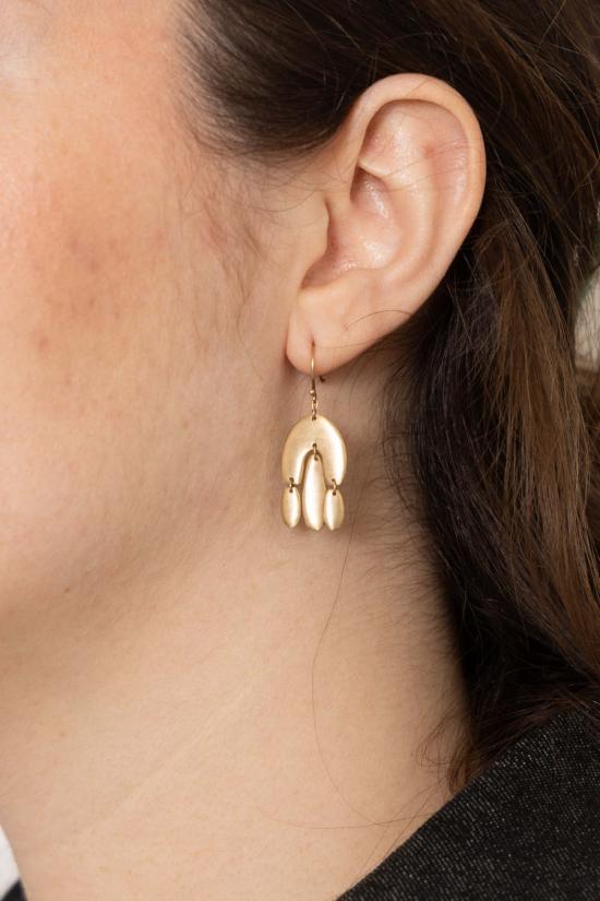  TENTHOUSANDTHINGS 이어링 Tenthousandthings Ttt 10k 미니 샹들리에 귀걸이 골드