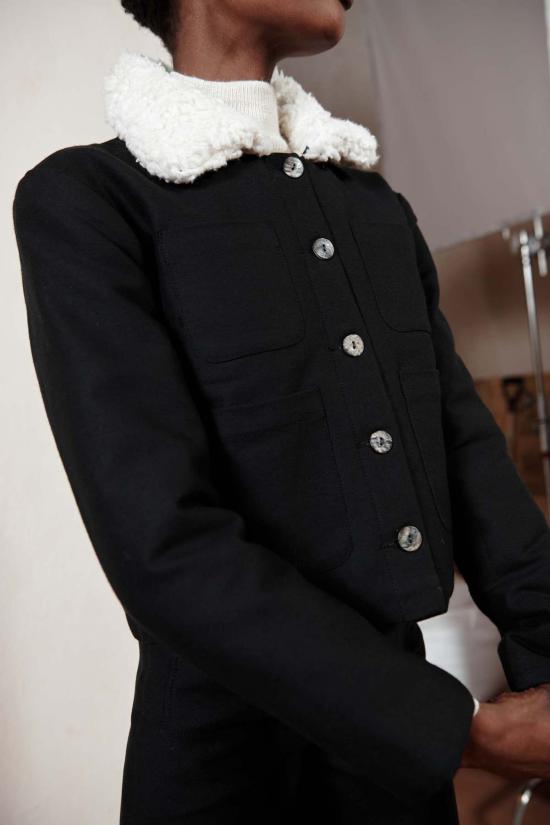  마리아 스탠리 데님 자켓 밀로 재킷 느와르 - MARIA STANLEY