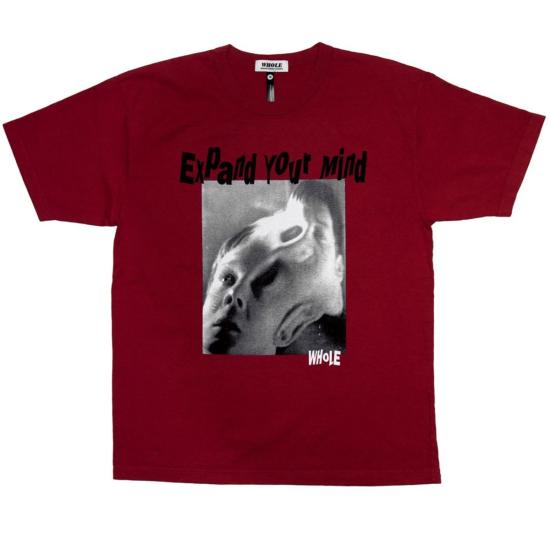  WHOLE 반팔 티셔츠 마음을 완전히 넓혀보세요 탑 체리 레드 - OTHER BRANDS
