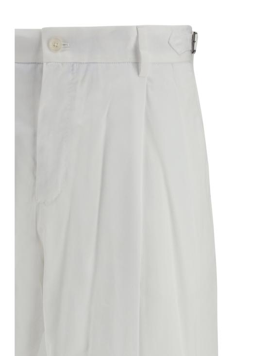 26SS 돌체앤가바나 스트레이트 팬츠 GP1B9TFU60K W0800 WHITE - DOLCE & GABBANA