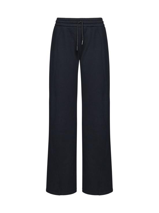  오프화이트 스트레이트 팬츠 블랙 코튼 조거 팬츠