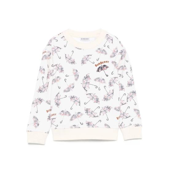  [키즈] 버버리 풀오버 키즈 스웨터 오프화이트