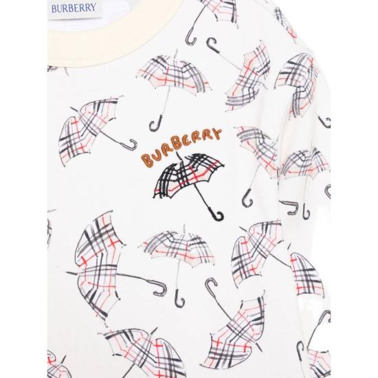  [키즈] 버버리 풀오버 키즈 스웨터 오프화이트 - BURBERRY