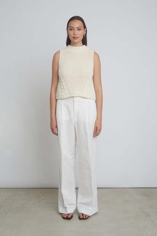  일레븐 식스 민소매 티셔츠 릴리 탱크 아이보리 - ELEVEN SIX