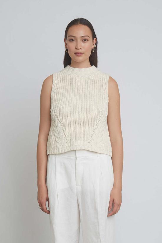  일레븐 식스 민소매 티셔츠 릴리 탱크 아이보리