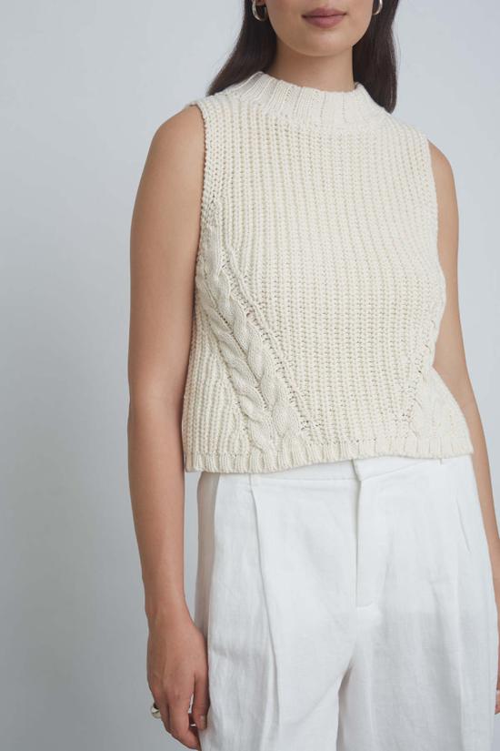  일레븐 식스 민소매 티셔츠 릴리 탱크 아이보리 - ELEVEN SIX