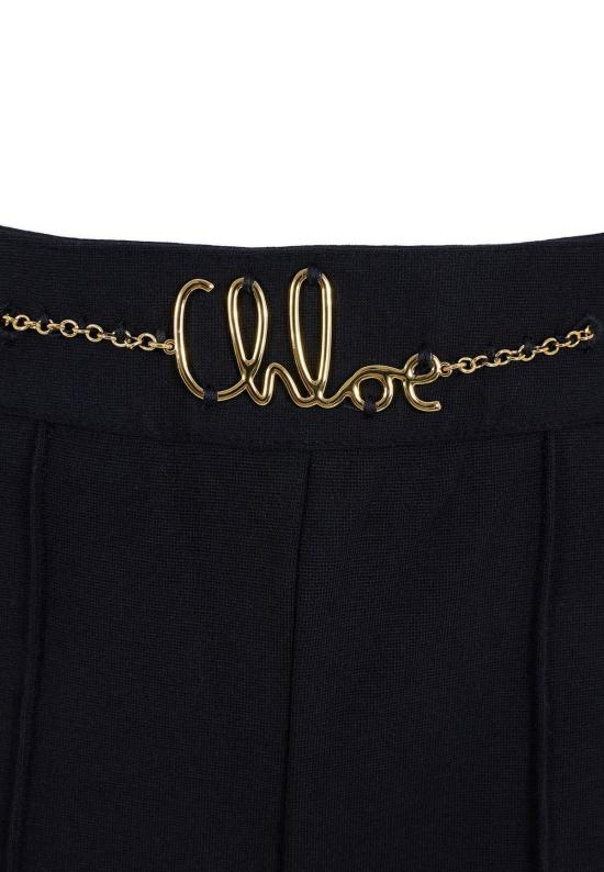  [키즈] 끌로에 트레이닝/조거 팬츠 로고  (어린이용, 파란색) - CHLOE