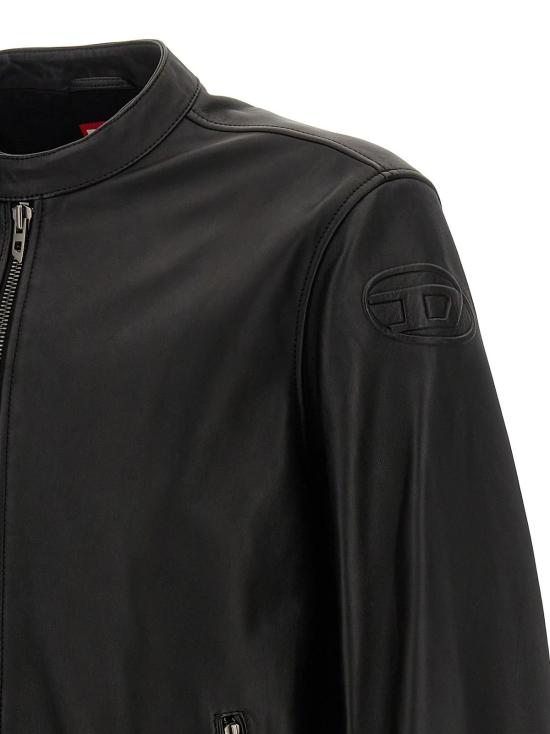  디젤 자켓 L 카버 재킷 블랙 - DIESEL