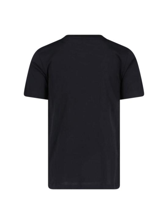  마르니 반팔 티셔츠 로고 티셔츠 블랙 - MARNI