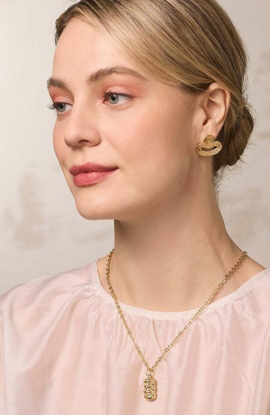  씨오지 목걸이/팬던트 톱니 모양 시넷 목걸이 스털링 실버 - COG