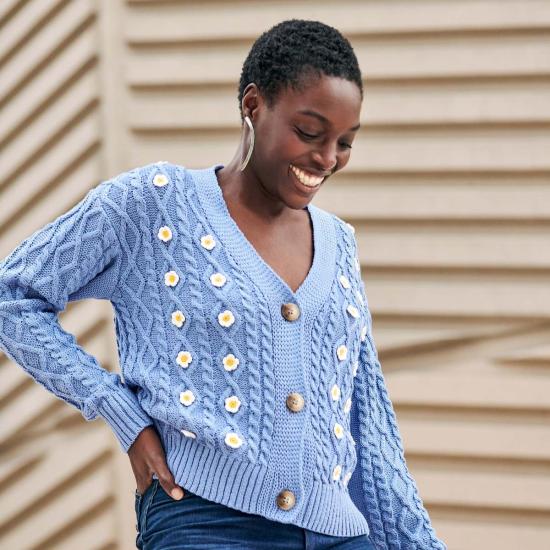  gigiknitwear.com 가디건 지지 니트웨어 데이지 코튼