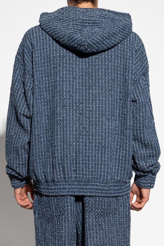  디스퀘어드2 긴팔 티셔츠 Dsquared2 로고 스웨트셔츠 네이비 - DSQUARED2