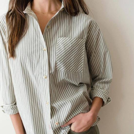  Marine Layer 셔츠 마린 레이어 제인 릴렉스드 셔츠 - MARINE LAYER