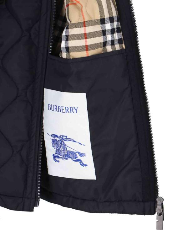  버버리 베스트 퀼팅  블랙 - BURBERRY