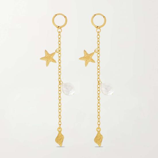  몬세라트 뉴욕 이어링 포르멘테라 귀걸이 14k 금도금 황동 - MONTSERRAT NEW YORK