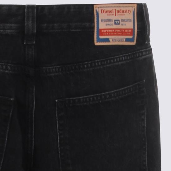  디젤 데님 팬츠 블랙 데님 레귤러 진 블랙 - DIESEL