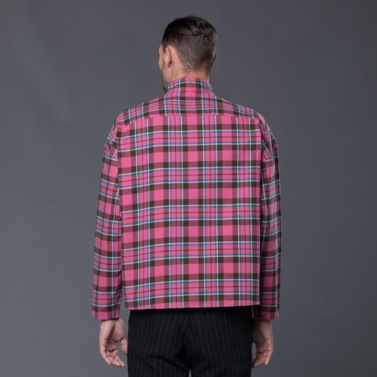  GUSTAV VON ASCHENBACH 긴팔 셔츠 Gustav Von Aschenbach 박시 체크 무늬 플란넬 - OTHER BRANDS