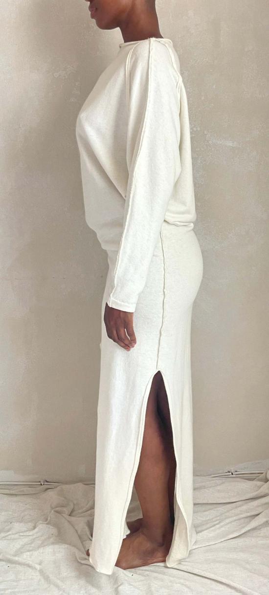  Ceres Monae 롱 원피스 세레스 모네 돌먼 슬리브 드레스 화이트 - OTHER BRANDS