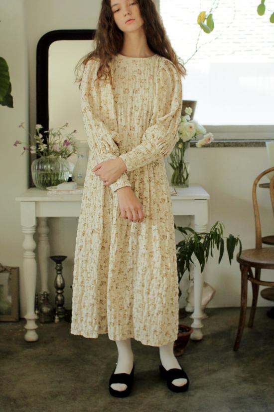  [키즈] Tambere 원피스 키즈 탐베레 코라 키즈 드레스 베이지 플라워