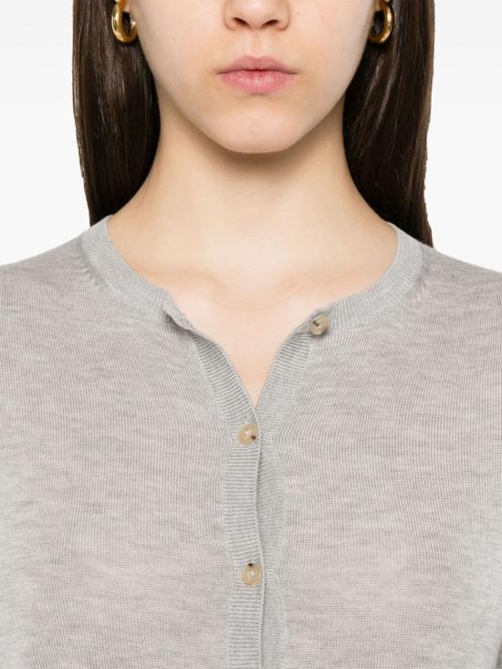  토템 가디건 크루넥  그레이 - TOTEME