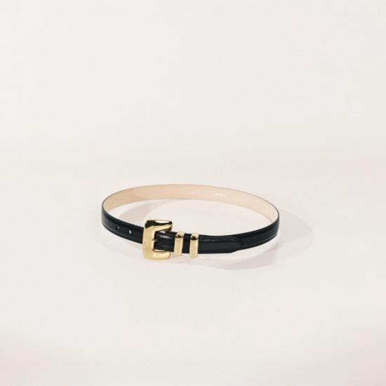  Déhanche 레귤러 벨트 데앙슈 테트라  블랙 앤 골드