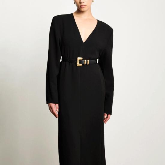  Déhanche 레귤러 벨트 데앙슈 테트라  블랙 앤 골드 - DEHANCHE