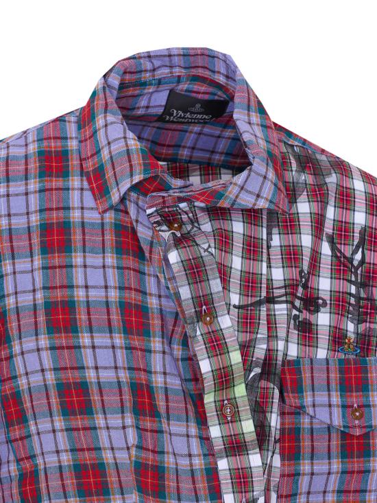  비비안웨스트우드 긴팔 셔츠 비비안 웨스트우드 카오스  멀티 컬러 - VIVIENNE WESTWOOD