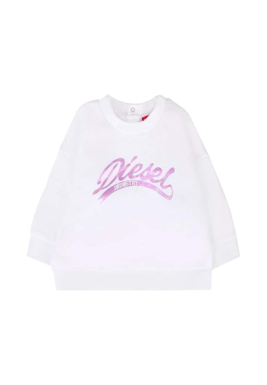  [키즈] 디젤 풀오버 키즈 스웨트셔츠 화이트