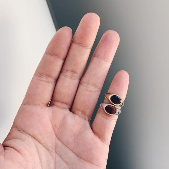  타린 토마스 반지 아티 링 타이거즈 아이 - TARIN THOMAS