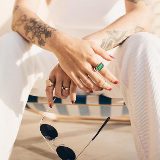  타린 토마스 반지 아티 링 타이거즈 아이