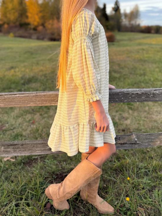  [키즈] Piper&Cloth 원피스 파이퍼앤클로스 피오나 드레스 블러쉬 바인 스트라이프 - PIPER&CLOTH