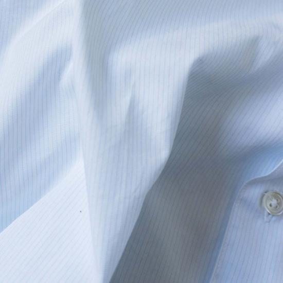  Steven Alan 반팔 셔츠 스티븐 앨런 반팔 싱글 니들  블루 마이크로 스트라이프 - OTHER BRANDS