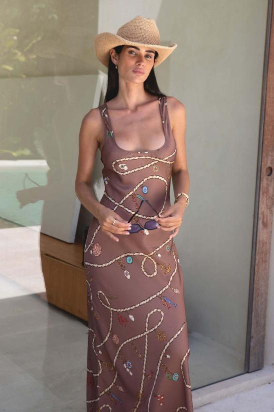  ROAME 롱 원피스 로암 히메나 드레스 포르투나