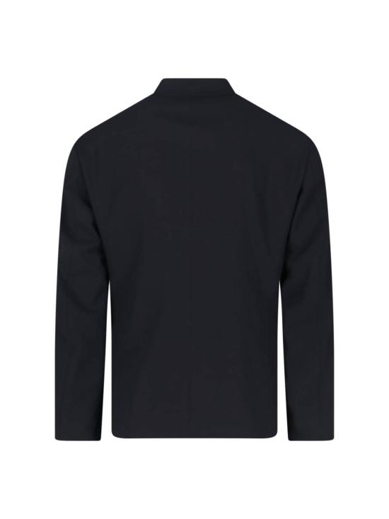  조르지오 아르마니 자켓 롱 라인 버진 울 재킷 블랙 - GIORGIO ARMANI