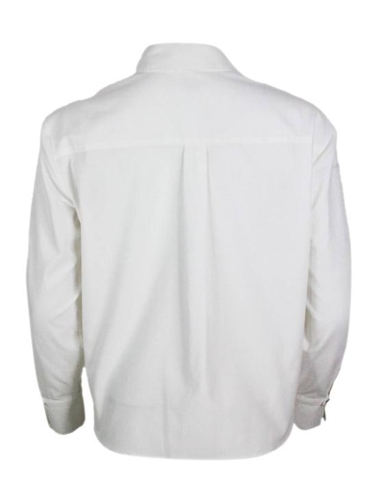  발바 긴팔 셔츠 바르바 나폴리  화이트 - BARBA