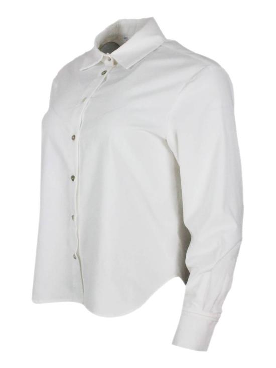  발바 긴팔 셔츠 바르바 나폴리  화이트 - BARBA