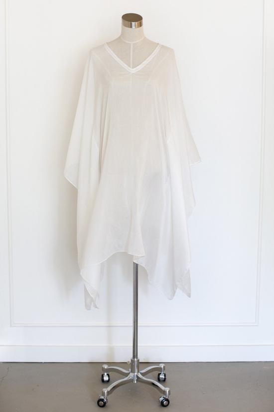  Salua Lingerie 비치용품 살루아 란제리 코튼/실크 카프탄 V넥