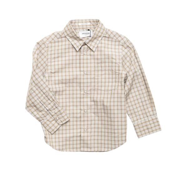  [키즈] Arch & Line 셔츠 아동용 아치앤라인 버터 체크 셔츠 (연회색)