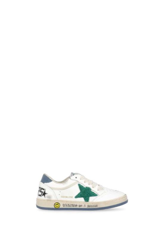  [키즈] 골든구스 스니커즈 어린이용 골든 구스 볼 스타 새 운동화 (흰색) - GOLDEN GOOSE