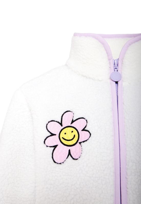  [키즈] 스텔라 맥카트니 자켓 스텔라 매카트니 아동용 에코 퍼 재킷 아이보리 - STELLA MCCARTNEY